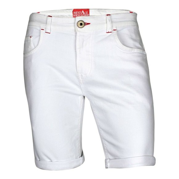 mens denim shorts stretch